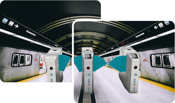 automatic fare collection gates